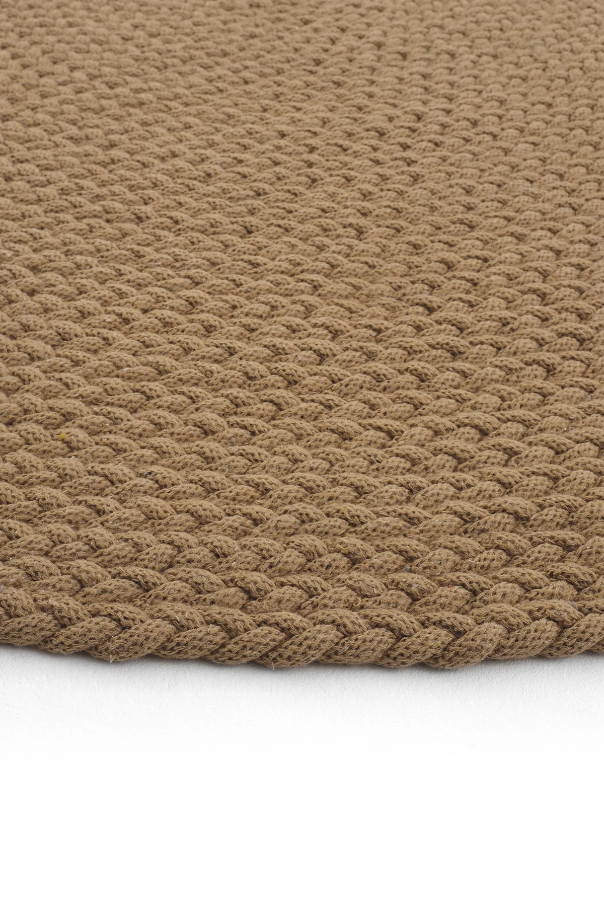 Alaçatı Kahve El Dokuması Dekoratif Oval Halı - Görsel 3