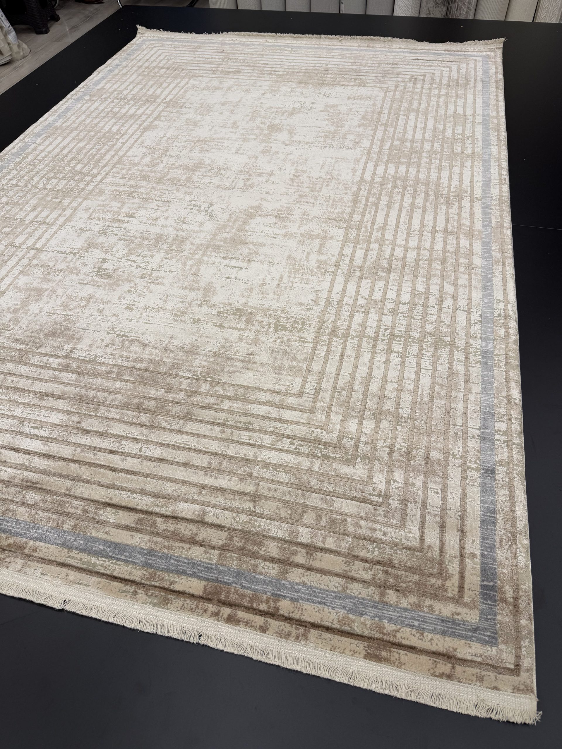 TUĞRA İPEK BAMBU PIERRE 07 KAHVE - Görsel 2