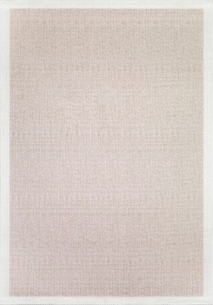 Natura Sisal Halı Ntr 02 Krem Sütlükahve Makinede Yıkanabilir Kaymaz Tabanlı Özel Ölçü