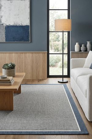 Natura Sisal Hasır Görünümlü Çift Bordürlü Halı Ntr36